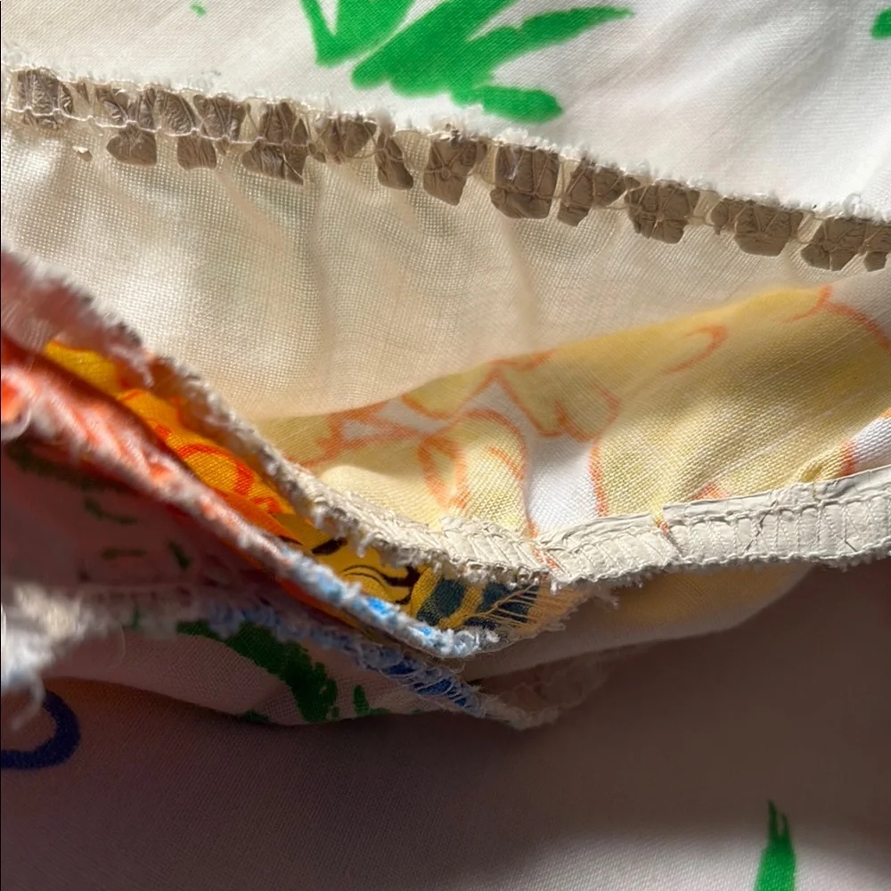 Vintage Sesame Street bottom sheet. Bad elastic. Great quilt‎ fabric 40 x 86 100